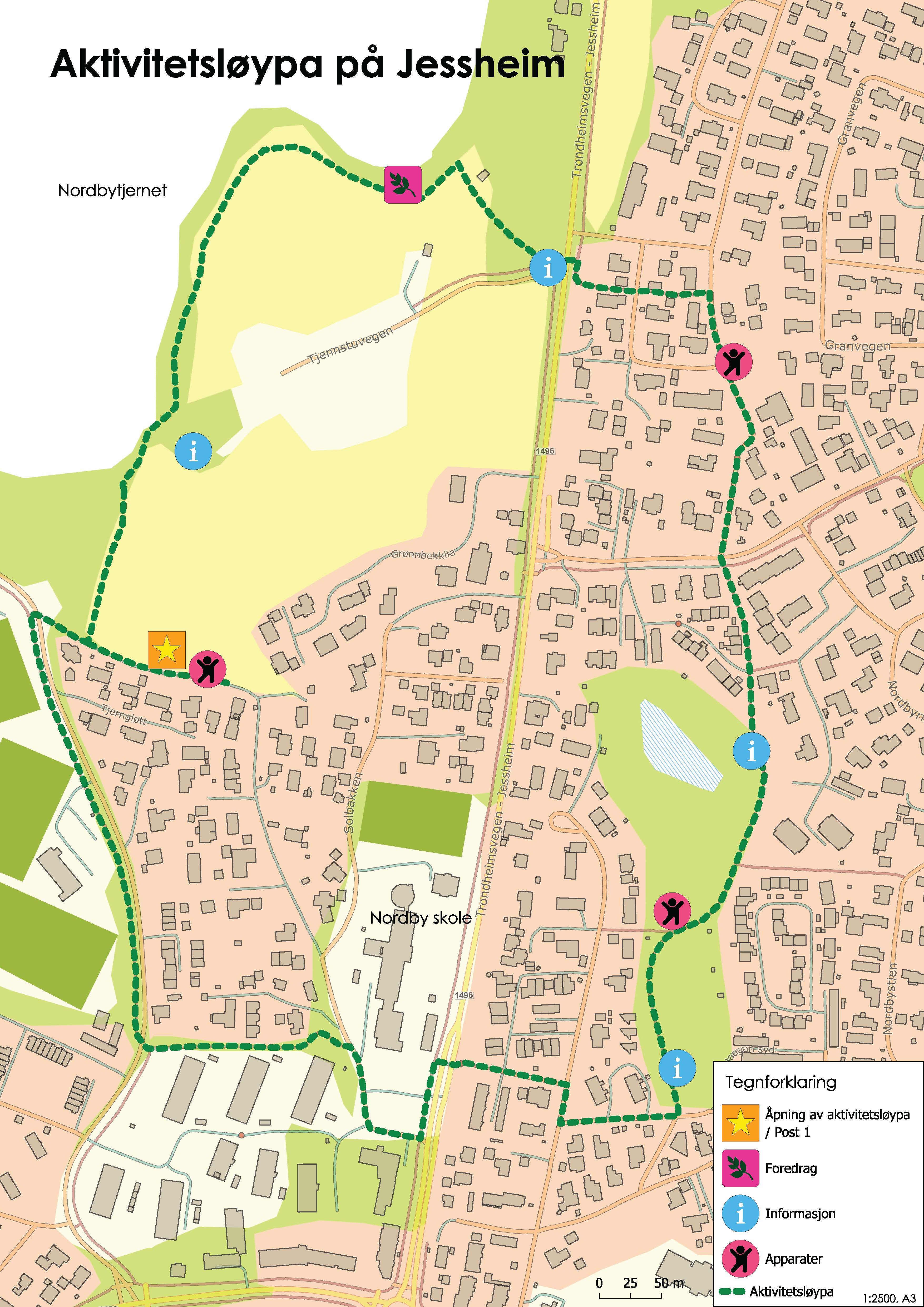 Velkommen til åpning av aktivitetsløypa på Jessheim