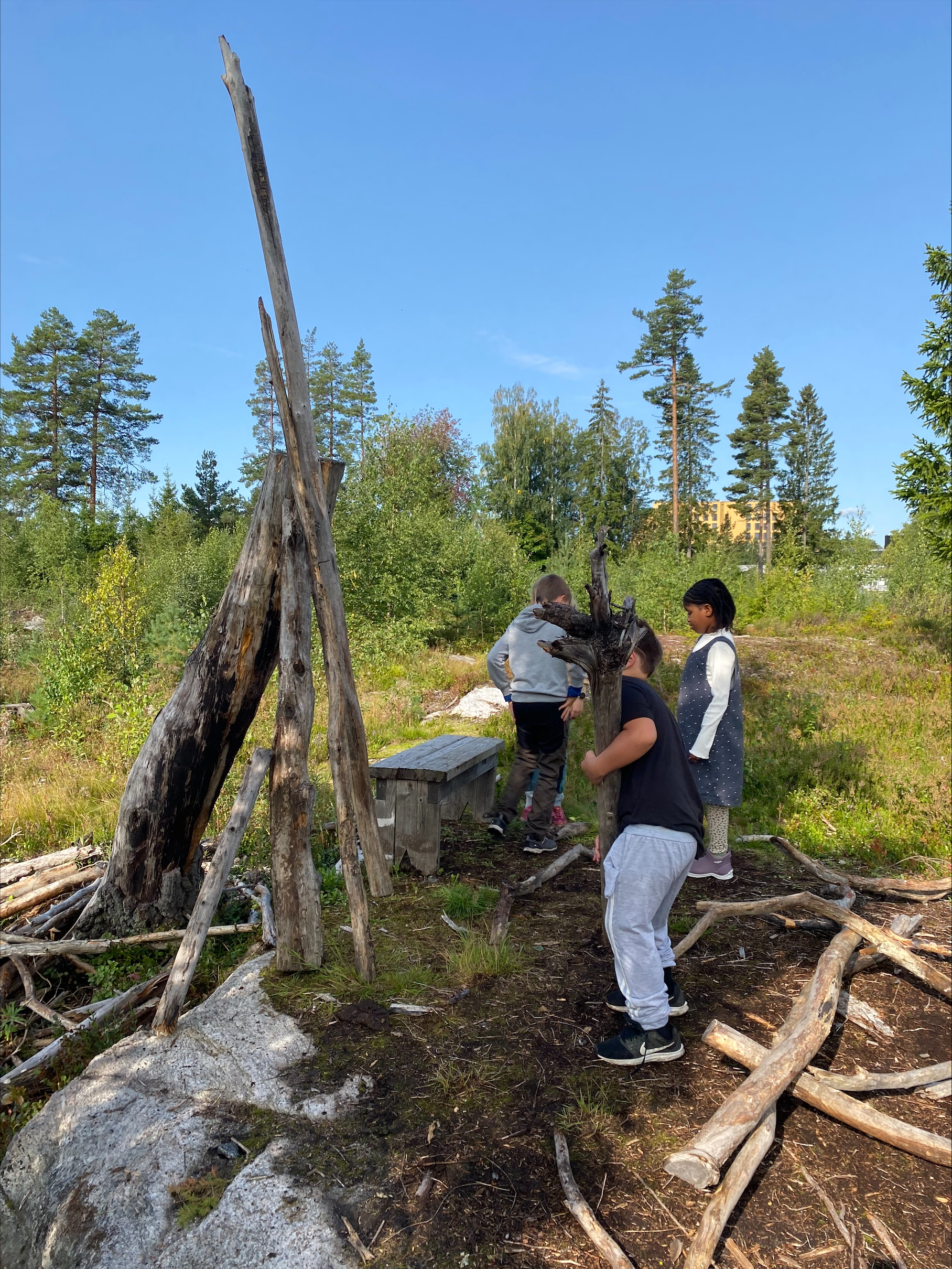 Skoleårets første uteskoledag for 4. trinn