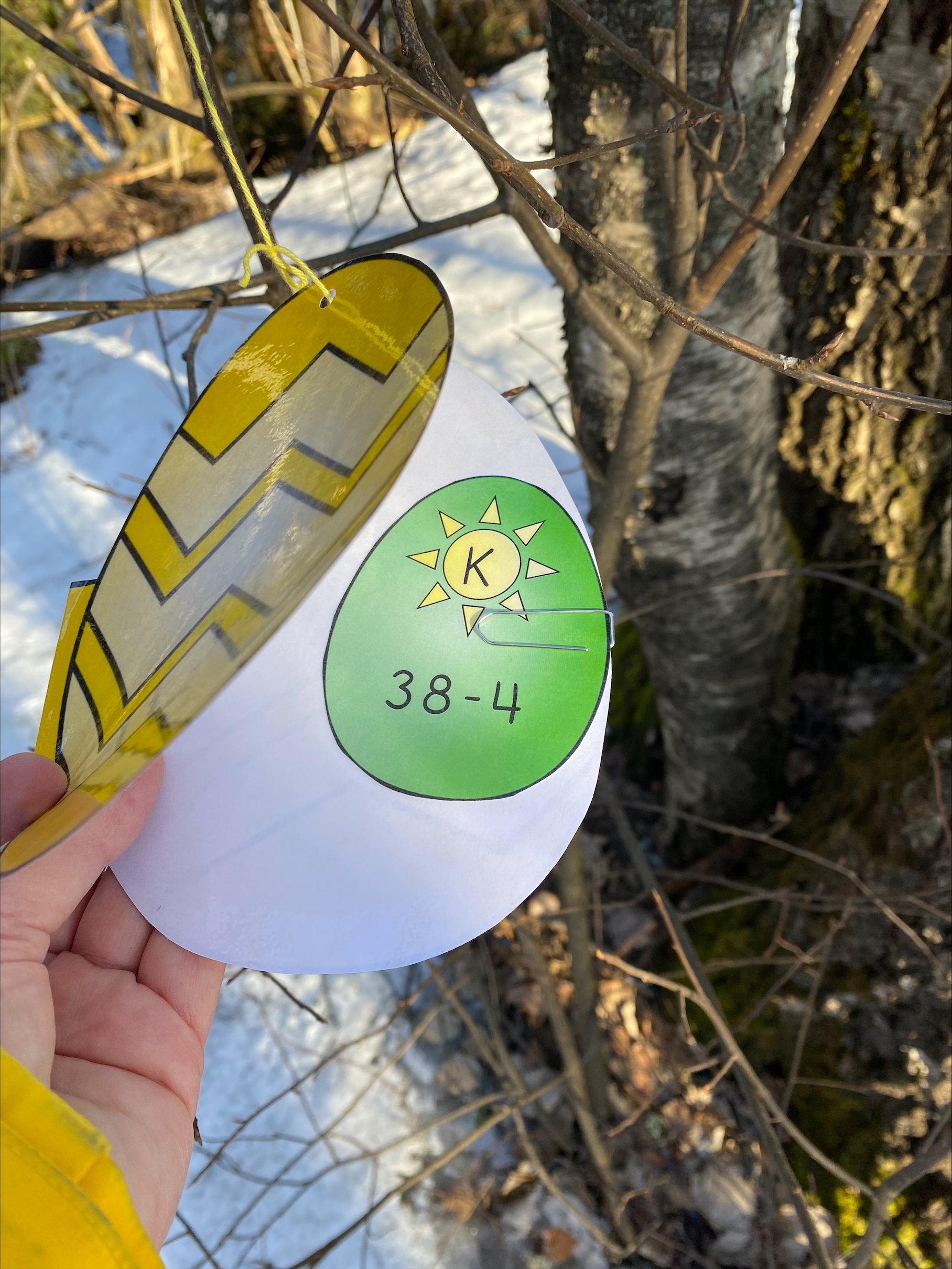 Påskeeggjakt på 3. trinn