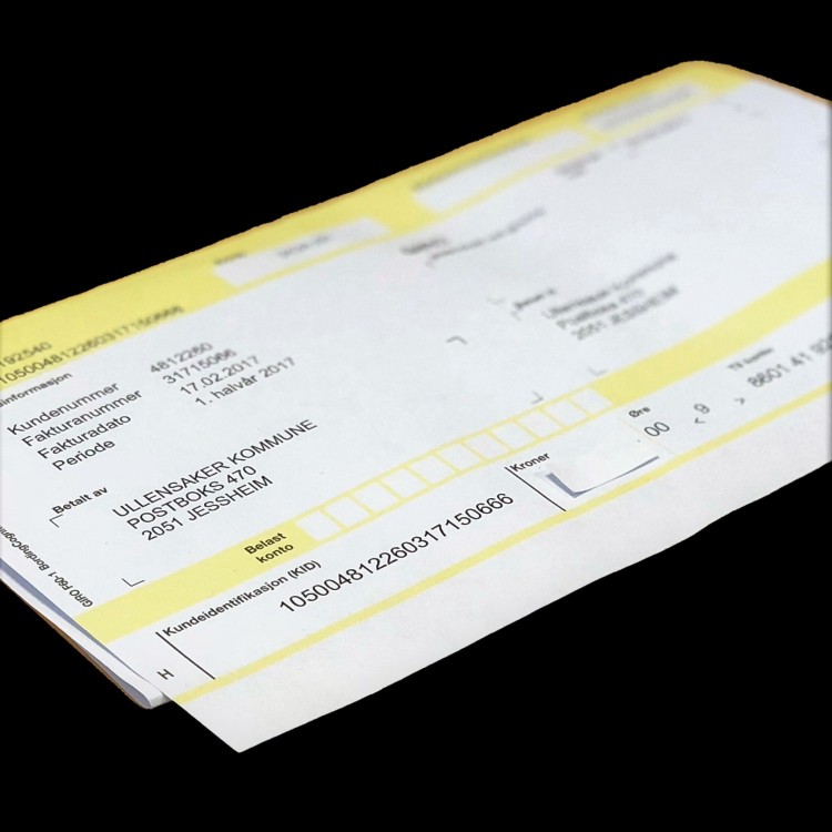 Feil ved utsending av eFaktura