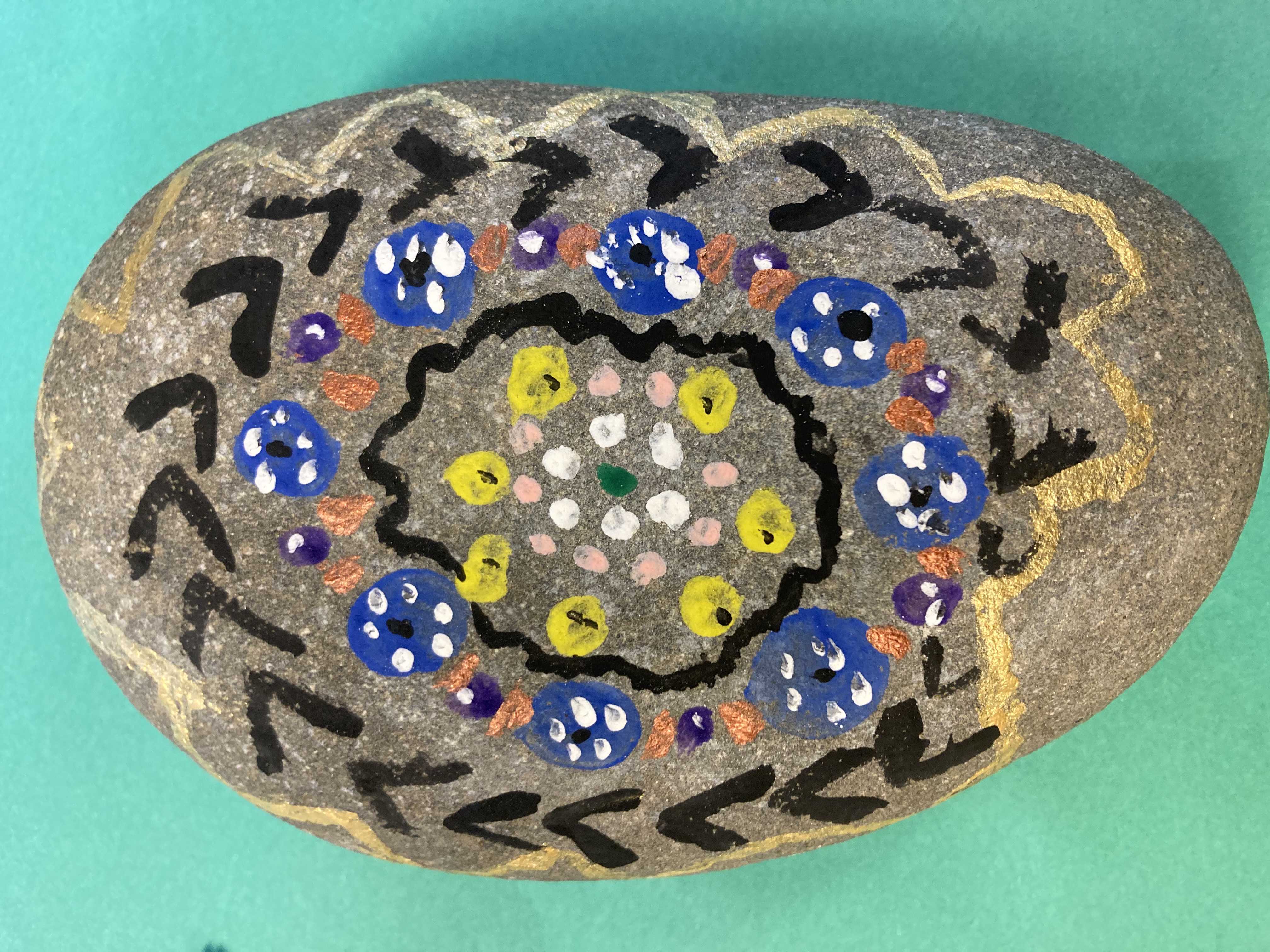 Mandala-kunst på 6. trinn