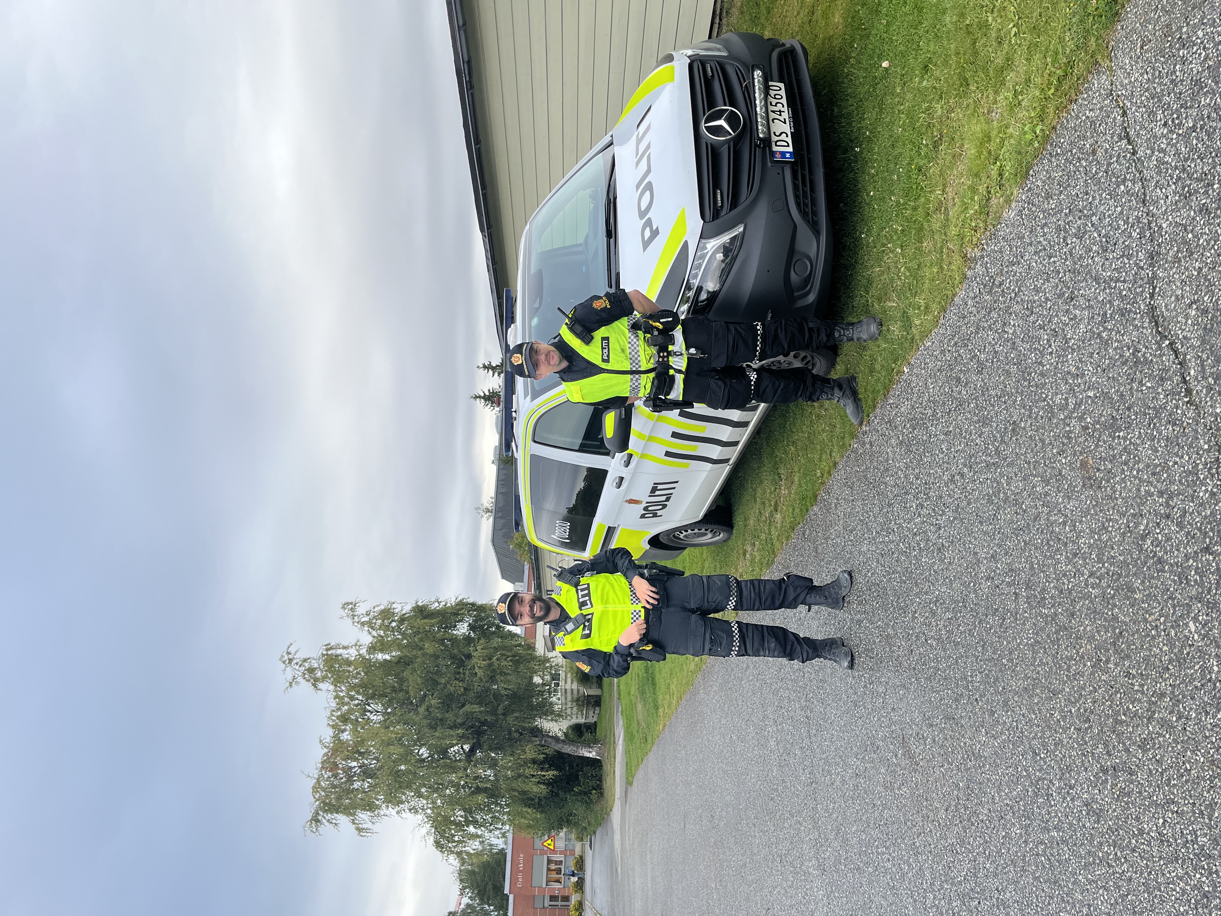 Tusen takk for fantastisk samarbeid ved morgenleveringen!