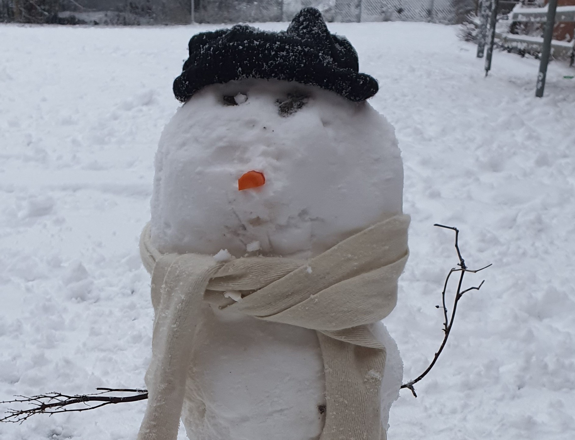 Snø skaper magi på Døli