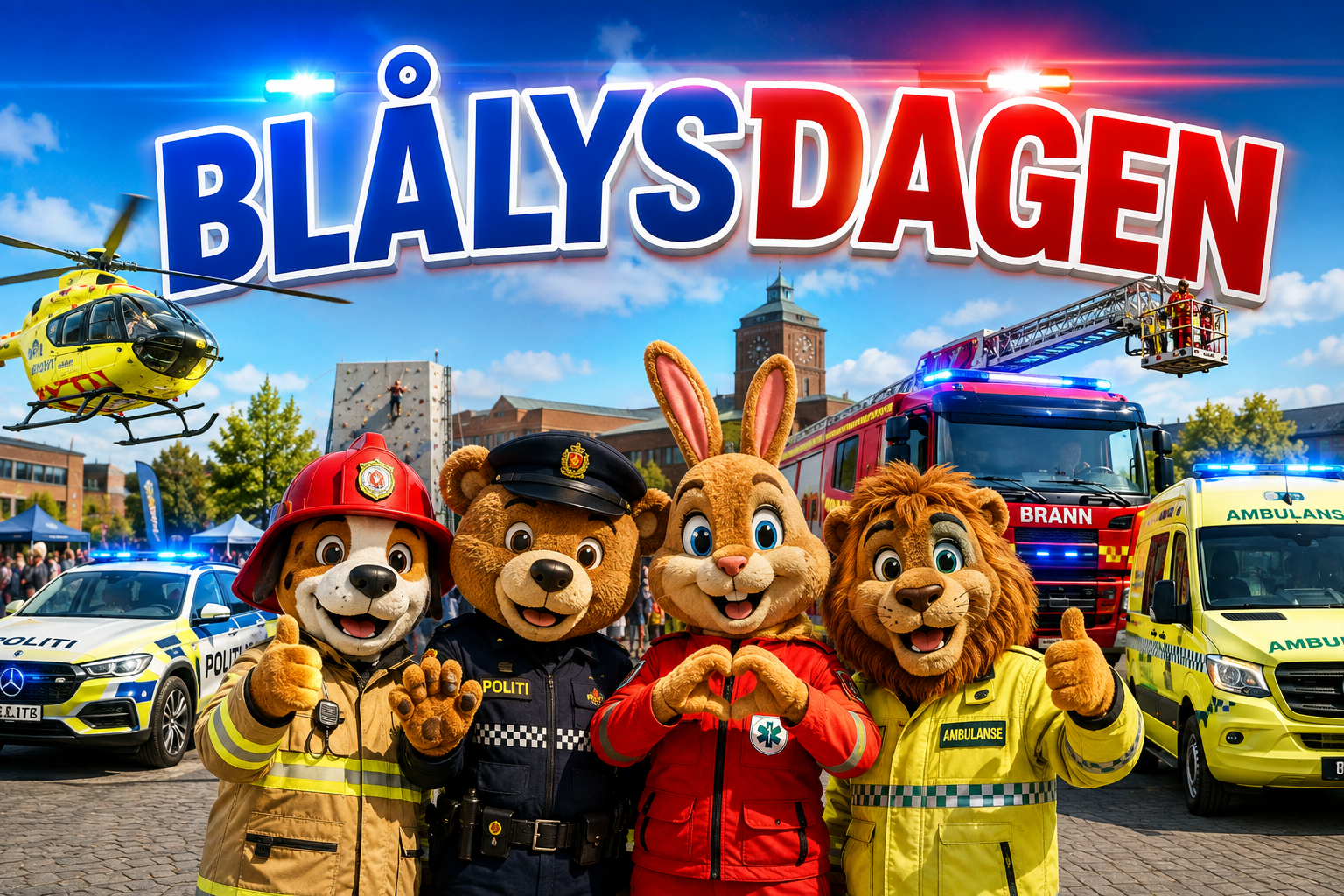 Blålysdagen på Jessheim – en dag for hele familien!