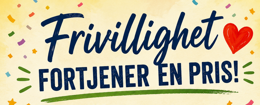 Frivillighetspris - send inn forslag!