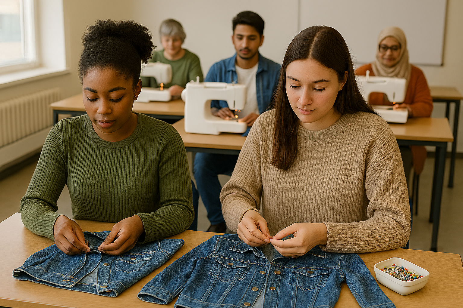 Omsøm av enkelt plagg med husflidslaget